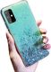 Etui HUAWEI P SMART 2020 Brokat Cekiny Glue Glitter Case zielone 1