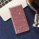 Etui HUAWEI P30 LITE portfel z klapką Flip Magnet Shine Brokat różowe 5