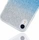 Etui HUAWEI P40 LITE E Brokat Glitter srebrno-niebieskie 2