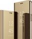 Etui HUAWEI P40 LITE E Clear View Cover z klapką złote 1