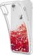 Etui HUAWEI P40 LITE E Liquid Brokat czerwone 5