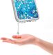 Etui HUAWEI P40 LITE E Liquid Brokat niebieskie 3