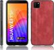 Etui HUAWEI Y5P / HONOR 9S Skórzana nakładka Hybrid case czerwone 1