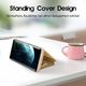 Etui HUAWEI Y6P Clear View Cover z klapką złote 13