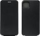 Etui HUAWEI Y6P Pionowe z klapką Flip Elegance Flexi skóra ekologiczna czarne (76886) - om-55681 2