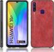 Etui HUAWEI Y6P Skórzana nakładka Hybrid case czerwone 1