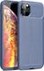 Etui IPHONE 12 PRO MAX Pancerne Shockproof Carbon Fiber niebieskie 1