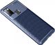 Etui SAMSUNG GALAXY A21S Pancerne Shockproof Carbon Fiber niebieskie 2