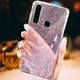 Etui SAMSUNG GALAXY M21 Brokat Cekiny Glue Glitter Case różowe 4