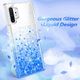 Etui SAMSUNG GALAXY M21 Diamond Liquid Przelewany Brokat niebieskie 2