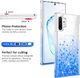 Etui SAMSUNG GALAXY M21 Diamond Liquid Przelewany Brokat niebieskie 5