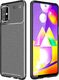 Etui SAMSUNG GALAXY M31S Pancerne Shockproof Carbon Fiber czarne 1