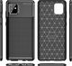 Etui SAMSUNG GALAXY NOTE 10 LITE Pancerne Shockproof Carbon Fiber czarne 7
