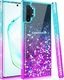 Etui SAMSUNG GALAXY S10 LITE Diamond Liquid Przelewany Brokat niebiesko-fioletowe 1