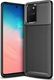 Etui SAMSUNG GALAXY S10 LITE Pancerne Shockproof Carbon Fiber czarne () - 8819200014296 1
