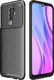 Etui XIAOMI REDMI 9 Pancerne Shockproof Carbon Fiber czarne 1
