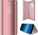 Etui XIAOMI REDMI 9A Clear View Cover z klapką różowe 3