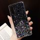 Etui XIAOMI REDMI NOTE 9S Brokat Cekiny Glue Glitter Case czarne 6