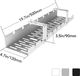 Organizer Spacetronik Uchwyt Czarny 1 sztuka  (1) 2