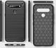 Hurtel Carbon Case elastyczne etui pokrowiec LG K41S czarny 1