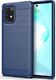 Hurtel Carbon Case elastyczne etui pokrowiec Samsung Galaxy S10 Lite niebieski uniwersalny (58677-uniw) - 58677-uniw 1