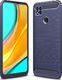 Hurtel Carbon Case elastyczne etui pokrowiec Xiaomi Redmi 9C niebieski 1