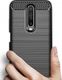 Hurtel Carbon Case elastyczne etui pokrowiec Xiaomi Redmi K30 czarny 6