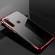 Hurtel Clear Color case żelowy pokrowiec etui z metaliczną ramką Motorola G8 Play czerwony 2