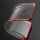 Hurtel Clear Color case żelowy pokrowiec etui z metaliczną ramką Motorola G8 Play czerwony 9