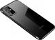 Hurtel Clear Color case żelowy pokrowiec etui z metaliczną ramką Samsung Galaxy A41 czarny 1