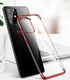 Hurtel Clear Color case żelowy pokrowiec etui z metaliczną ramką Samsung Galaxy A41 czerwony 11