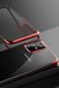 Hurtel Clear Color case żelowy pokrowiec etui z metaliczną ramką Samsung Galaxy A41 czerwony 5