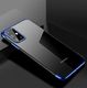 Hurtel Clear Color case żelowy pokrowiec etui z metaliczną ramką Samsung Galaxy A41 niebieski 5
