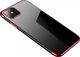 Hurtel Clear Color case żelowy pokrowiec etui z metaliczną ramką iPhone 12 5,4'' czerwony 1
