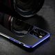 Hurtel Clear Color case żelowy pokrowiec etui z metaliczną ramką iPhone 12 5,4'' czerwony 2