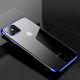 Hurtel Clear Color case żelowy pokrowiec etui z metaliczną ramką iPhone 12 6,7'' niebieski 8