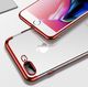 Hurtel Clear Color case żelowy pokrowiec etui z metaliczną ramką iPhone 8 Plus / iPhone 7 Plus niebieski 6