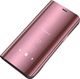 Hurtel Clear View Case futerał etui z klapką Xiaomi Redmi 9 różowy 1