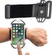 Hurtel Etui opaska sportowa na nadgarstek armband do biegania na telefon do 6'' cali czarny 1