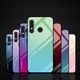 Hurtel Gradient Glass etui pokrowiec nakładka ze szkła hartowanego Huawei P30 Lite różowy 14