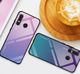 Hurtel Gradient Glass etui pokrowiec nakładka ze szkła hartowanego Huawei P30 Lite różowy 2