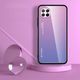Hurtel Gradient Glass etui pokrowiec nakładka ze szkła hartowanego Huawei P40 Lite / Nova 7i / Nova 6 SE zielono-fioletowy 5