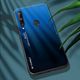 Hurtel Gradient Glass etui pokrowiec nakładka ze szkła hartowanego Huawei P40 Lite E czarno-niebieski 18
