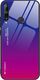 Hurtel Gradient Glass etui pokrowiec nakładka ze szkła hartowanego Huawei P40 Lite E różowo-fioletowy 1