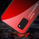 Hurtel Gradient Glass etui pokrowiec nakładka ze szkła hartowanego Samsung Galaxy A41 różowo-fioletowy 12