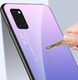 Hurtel Gradient Glass etui pokrowiec nakładka ze szkła hartowanego Samsung Galaxy A41 różowo-fioletowy 15