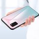 Hurtel Gradient Glass etui pokrowiec nakładka ze szkła hartowanego Samsung Galaxy A41 różowo-fioletowy 16