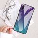 Hurtel Gradient Glass etui pokrowiec nakładka ze szkła hartowanego Samsung Galaxy A70 różowo-fioletowy 13