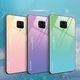 Hurtel Gradient Glass etui pokrowiec nakładka ze szkła hartowanego Xiaomi Redmi Note 9 Pro / Redmi Note 9S różowo-fioletowy 2