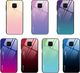 Hurtel Gradient Glass etui pokrowiec nakładka ze szkła hartowanego Xiaomi Redmi Note 9 Pro / Redmi Note 9S różowo-fioletowy 8